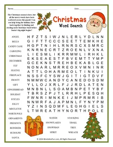 Christmas Word Search