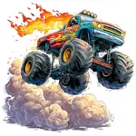 Monster Truck Coloring Pages