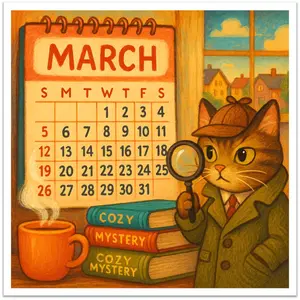 New Cozy Mystery Releases March 2026