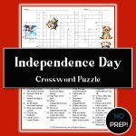 Independence Day Crossword Puzzle