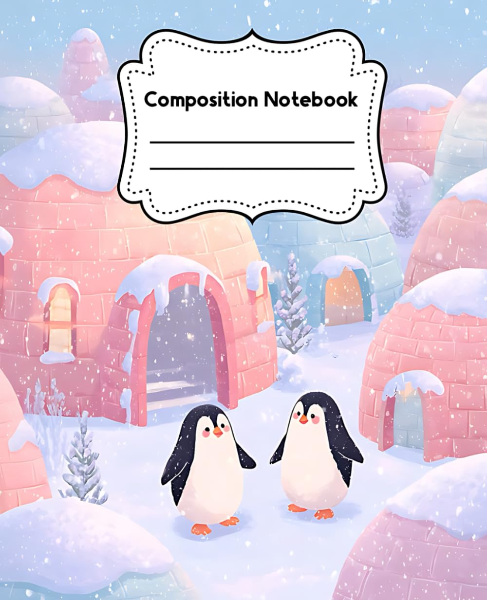 Cute Penguin Composition Notebook