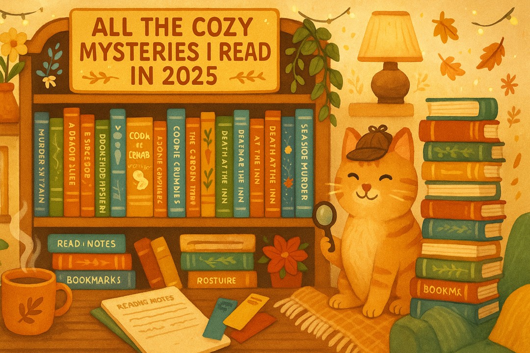 All the Cozy Mysteries I Read in 2025
