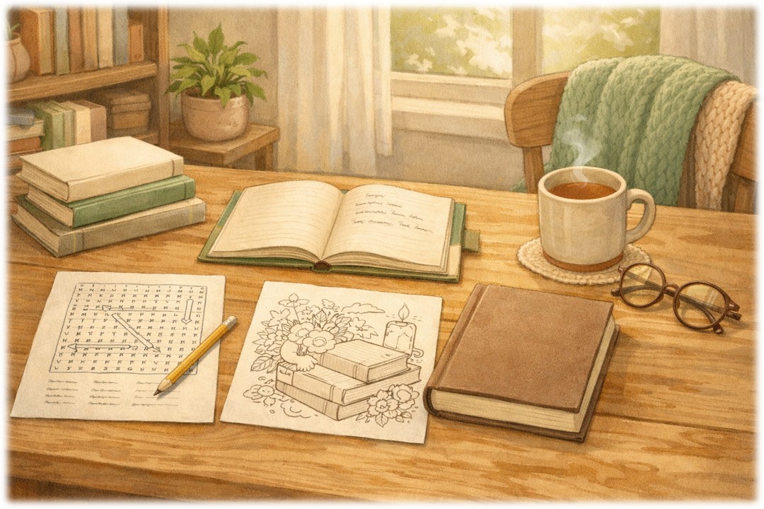 Cozy Word Activities for Puzzle Lovers & Cozy Readers