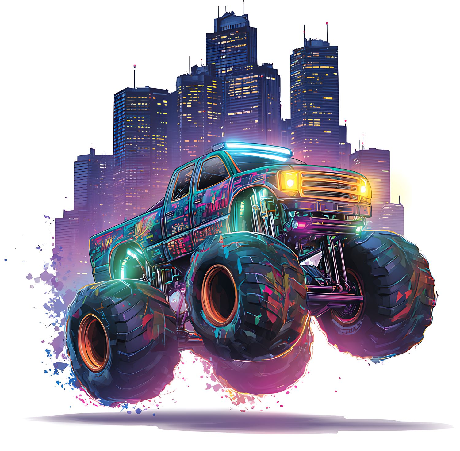 Monster Truck Coloring Pages