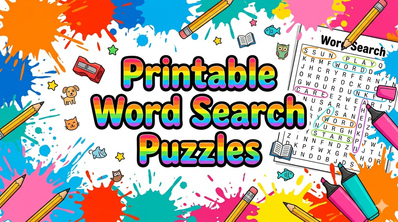 Printable Word Search Puzzles