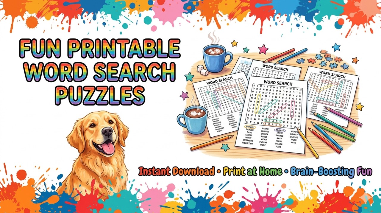 Printable Word Search Puzzles