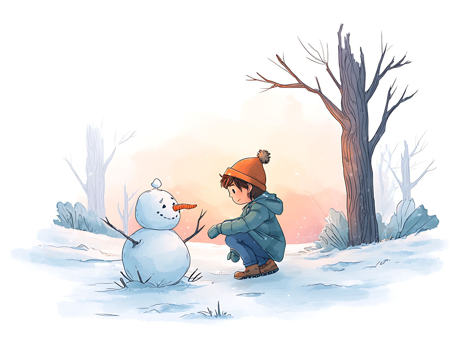 Winter Coloring Sheets