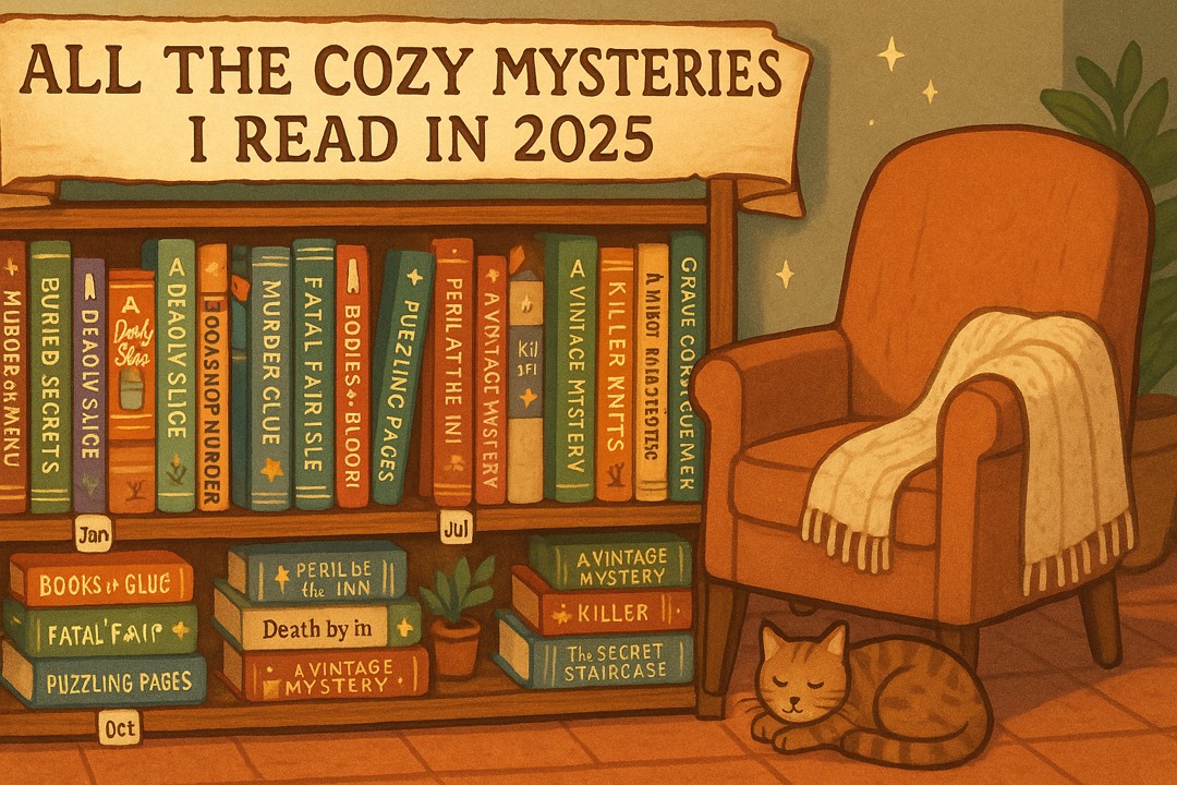 All the Cozy Mysteries I Read in 2025