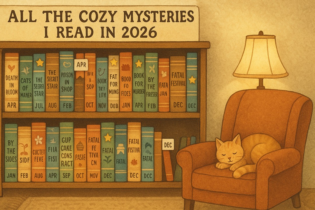 All the Cozy Mysteries I Read in 2026