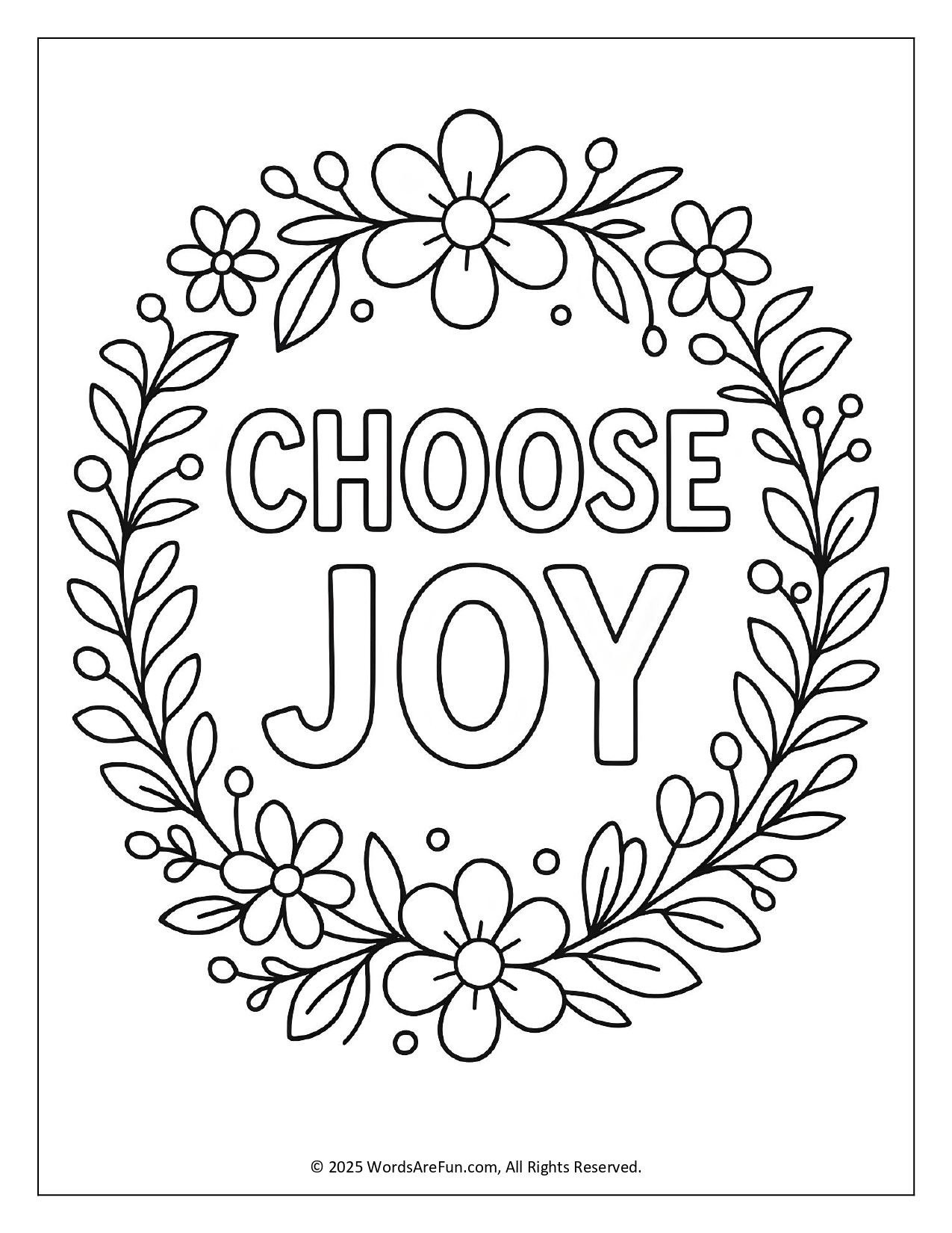 Inspirational Coloring Sheets