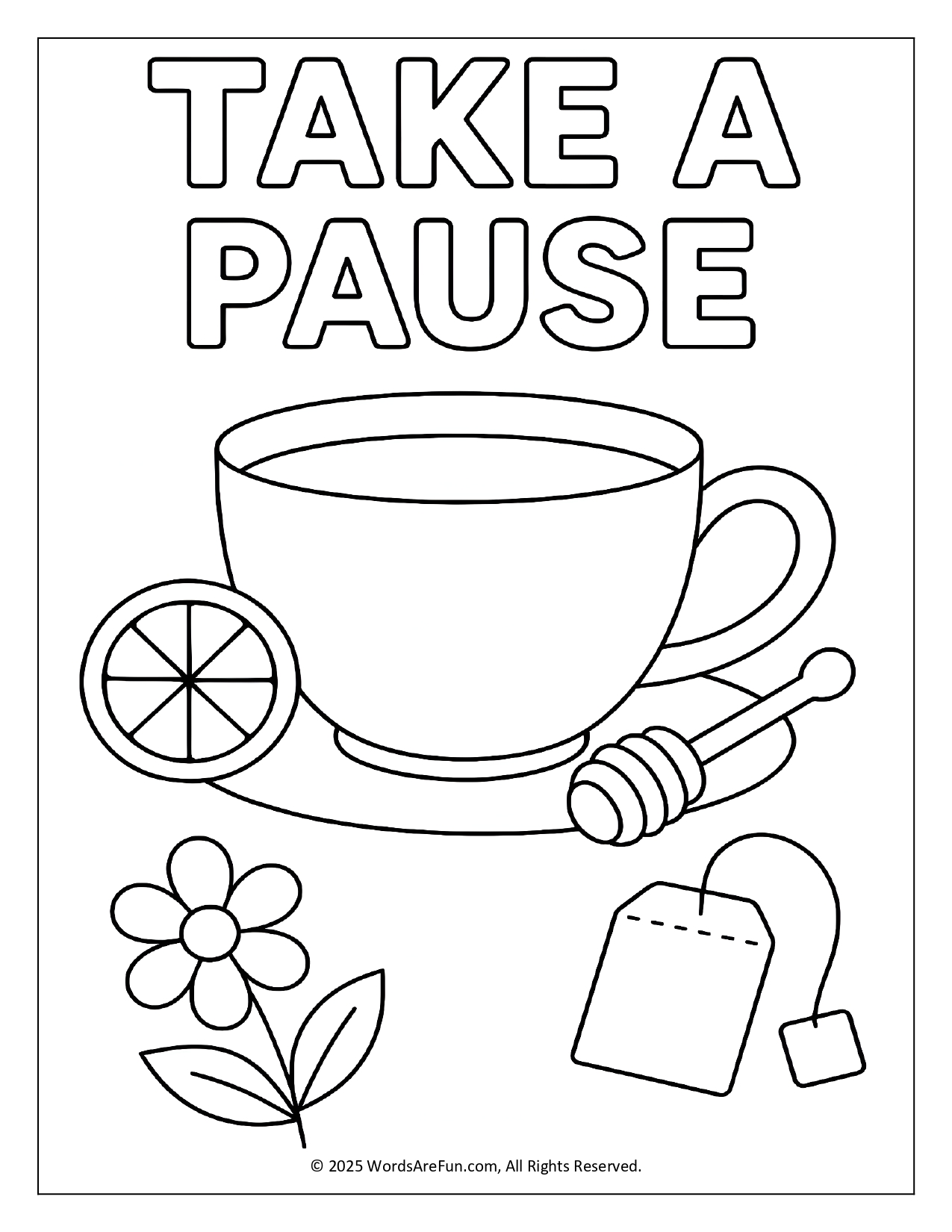 Inspirational Coloring Sheets