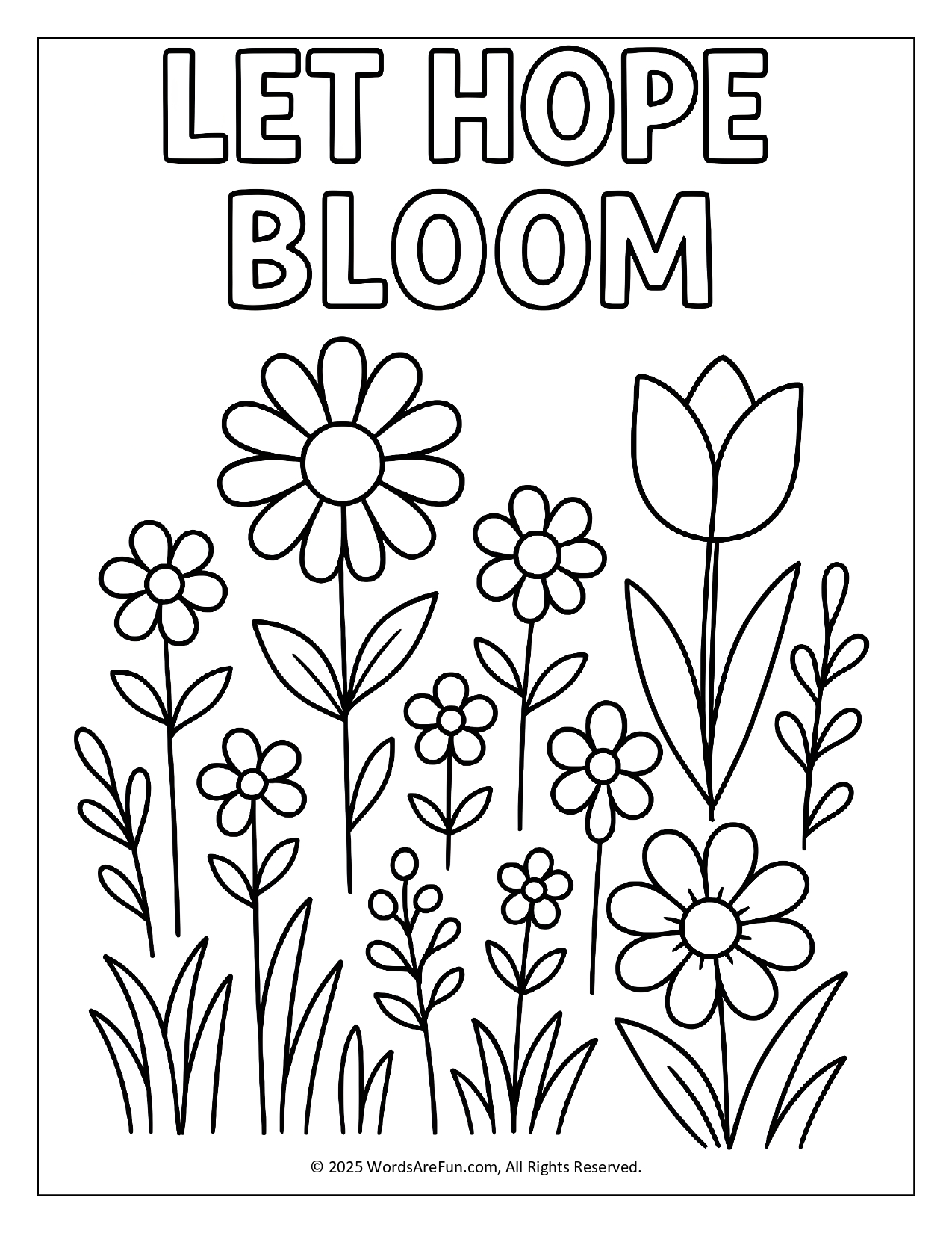 Inspirational Coloring Sheets