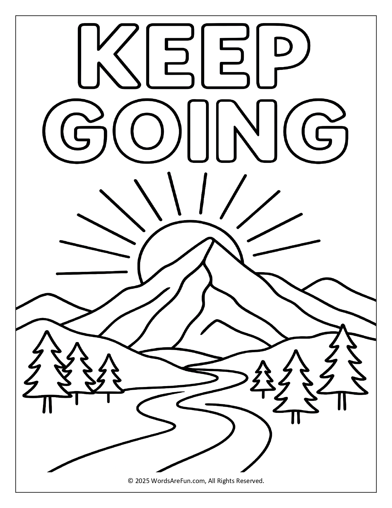 Inspirational Coloring Sheets