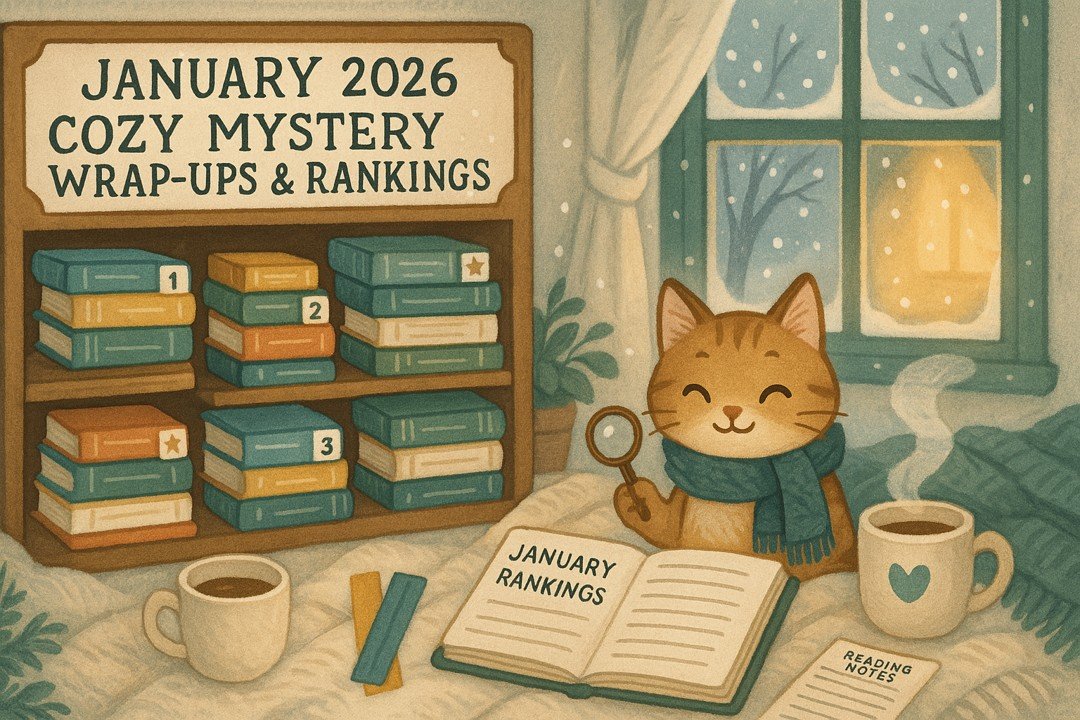 January 2026 Cozy Mystery Reading Wrap-Up and Rankings