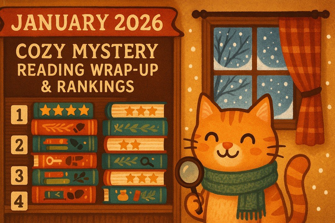January 2026 Cozy Mystery Reading Wrap-Up and Rankings