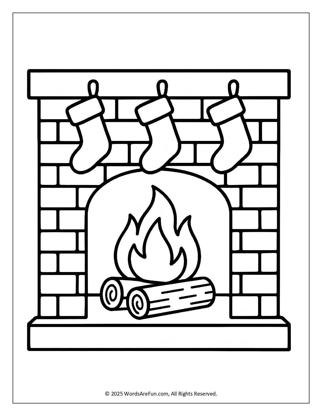 January Coloring Sheets