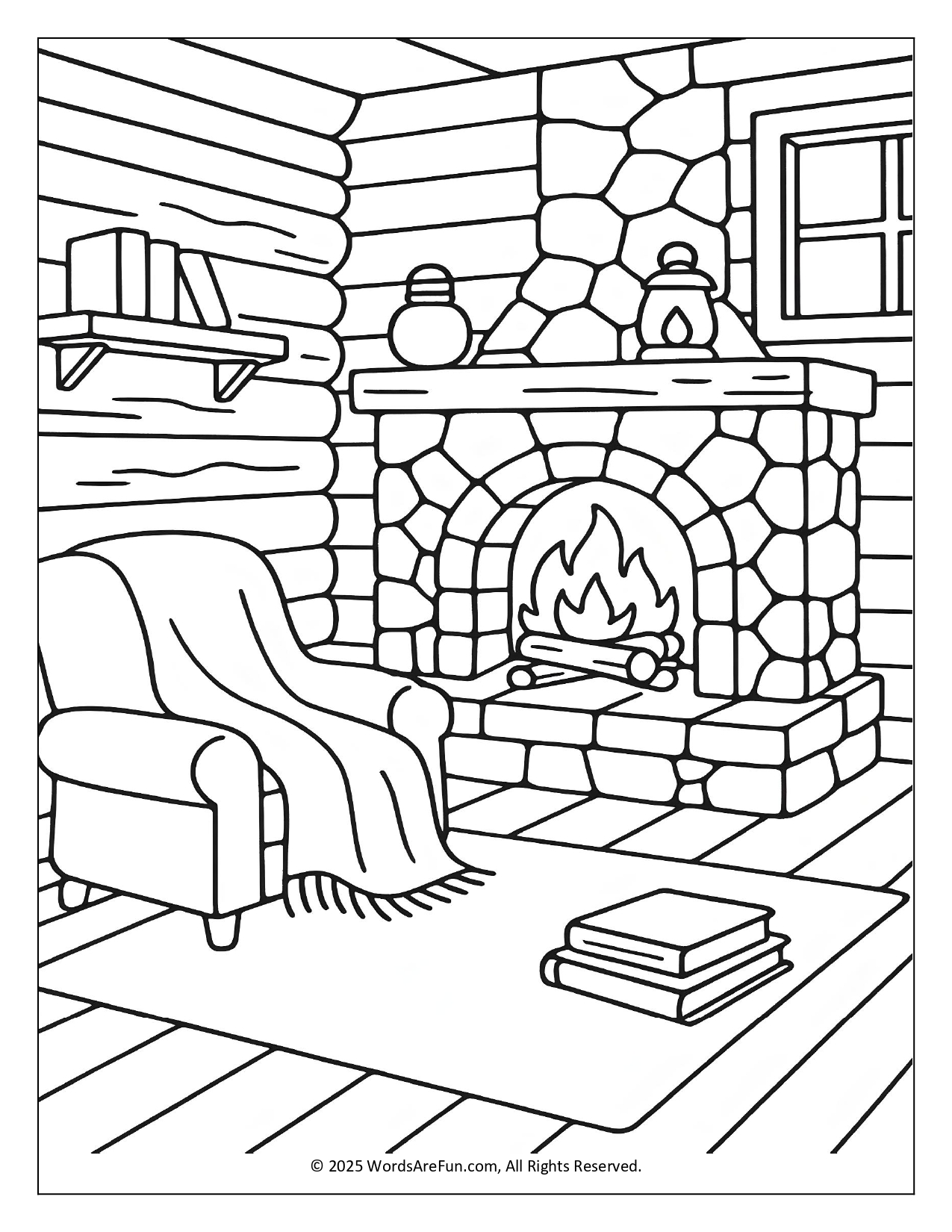 January Coloring Sheets