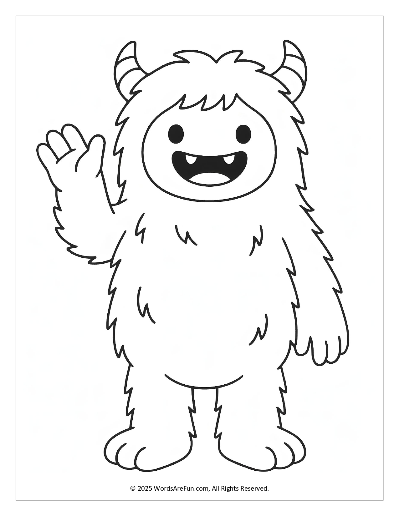 January Coloring Sheets