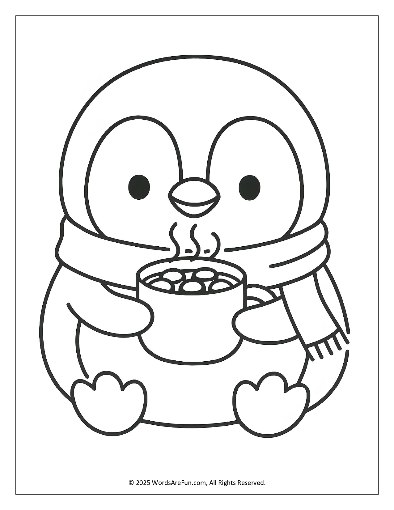 January Coloring Sheets