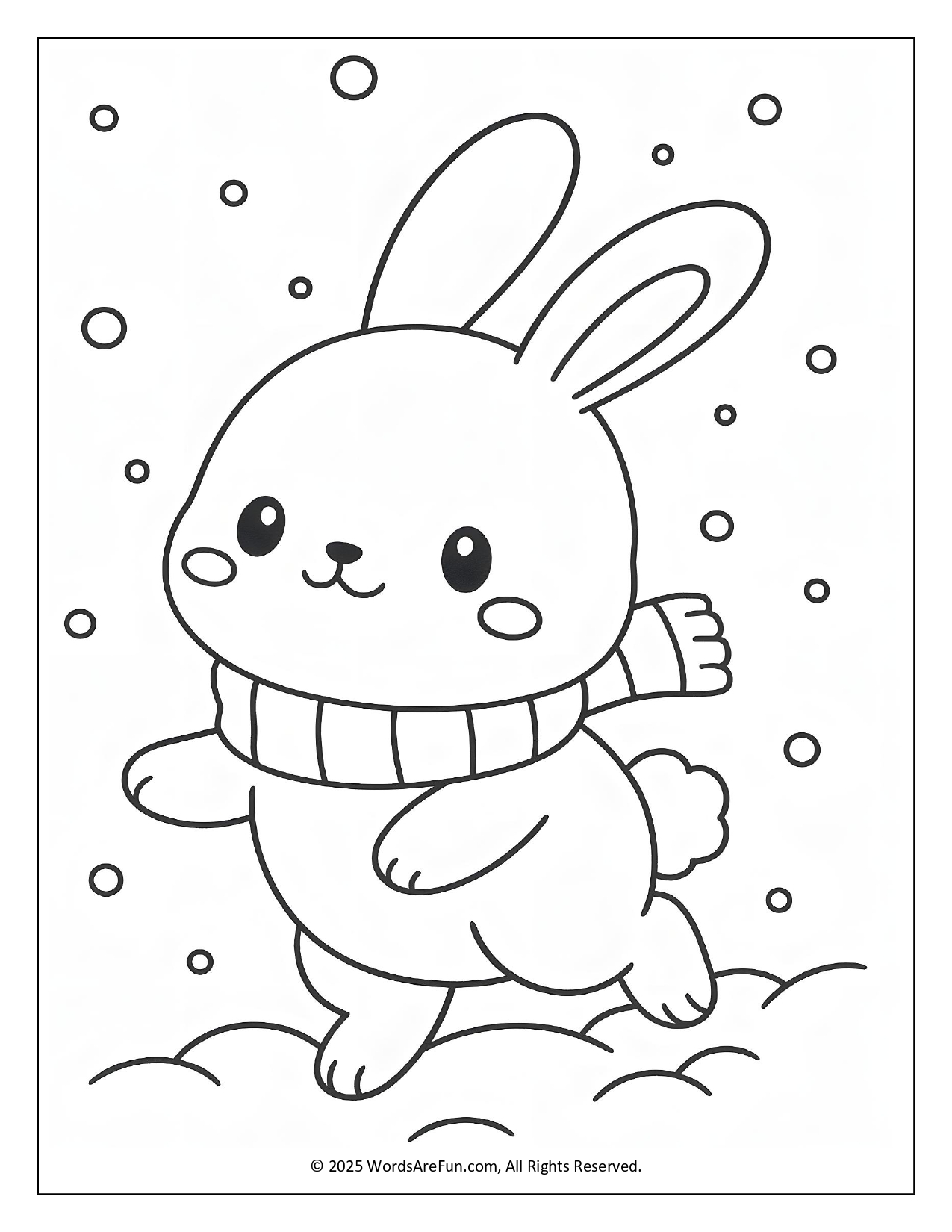 January Coloring Sheets