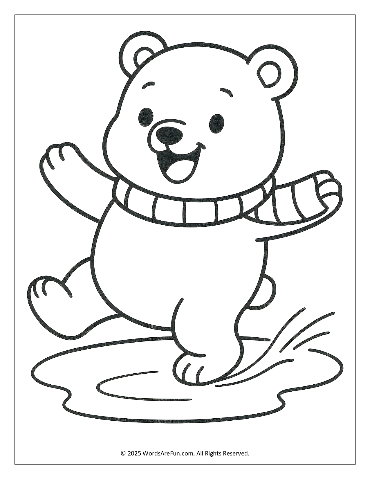 January Coloring Sheets