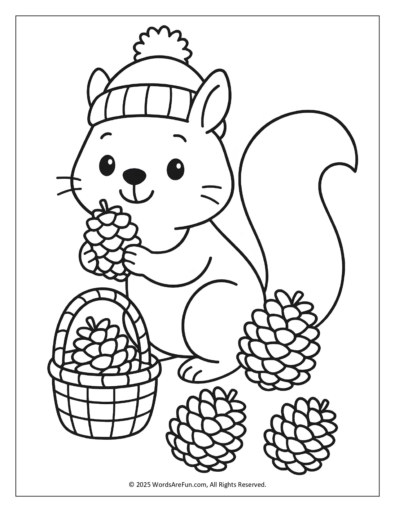 January Coloring Sheets