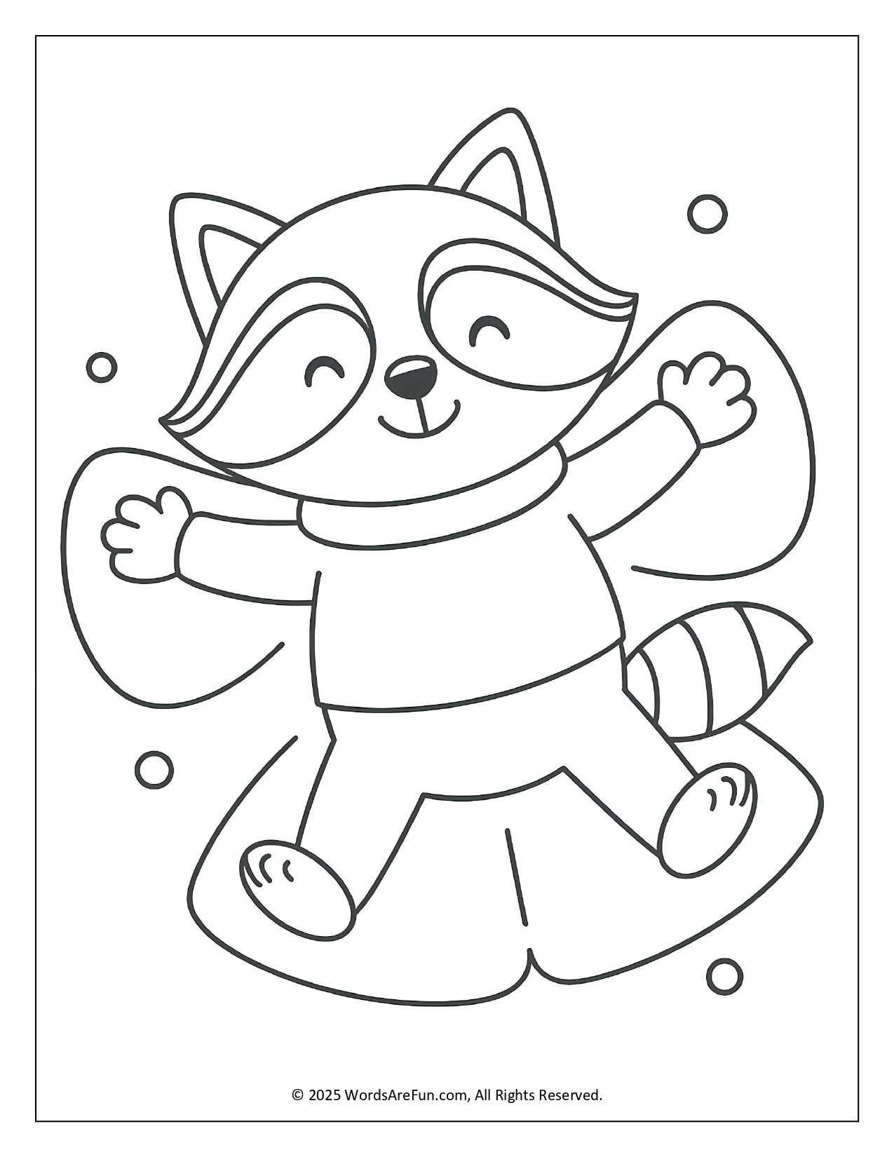 January Coloring Sheets