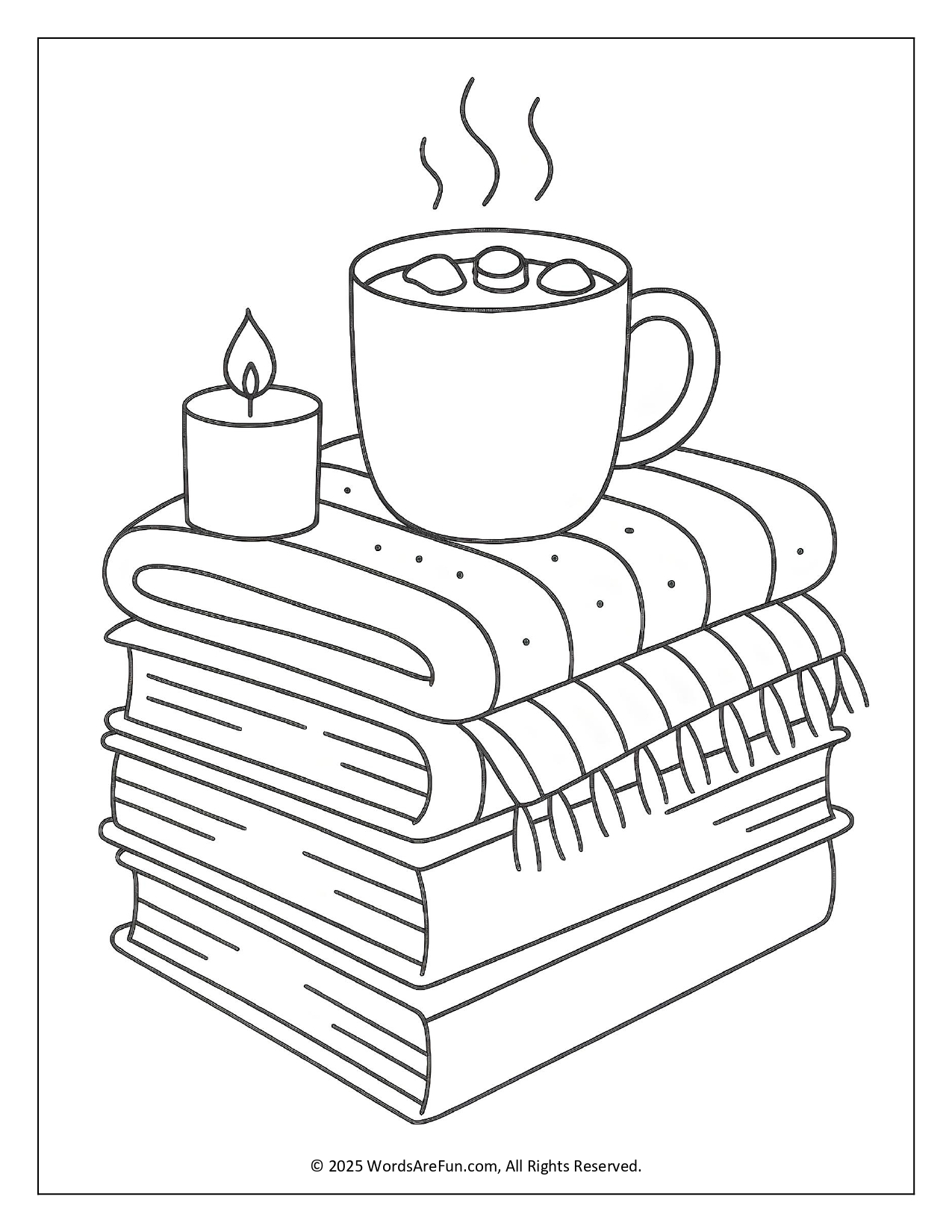 January Coloring Sheets