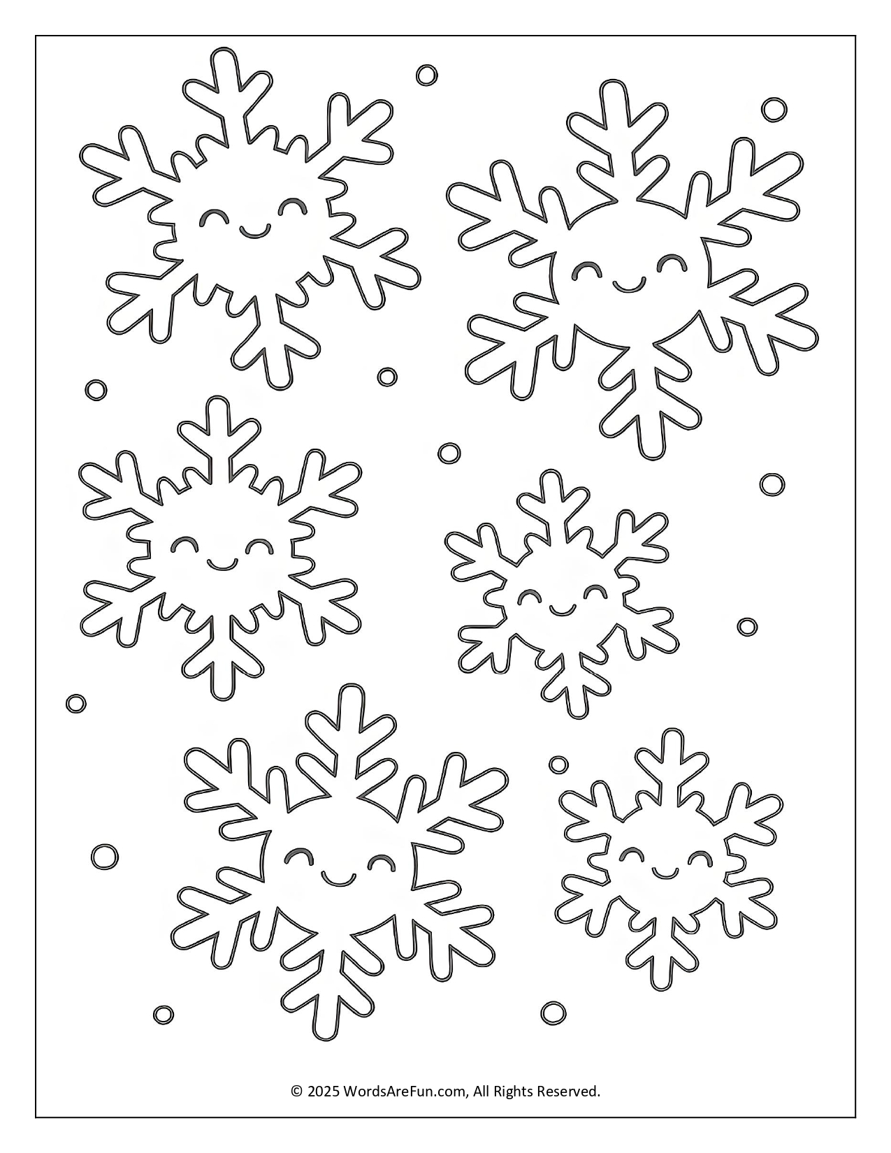 January Coloring Sheets
