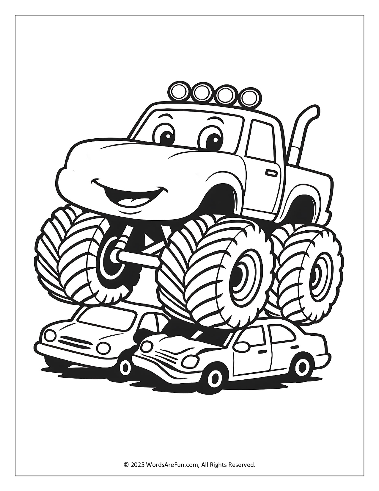 Monster Truck Coloring Pages