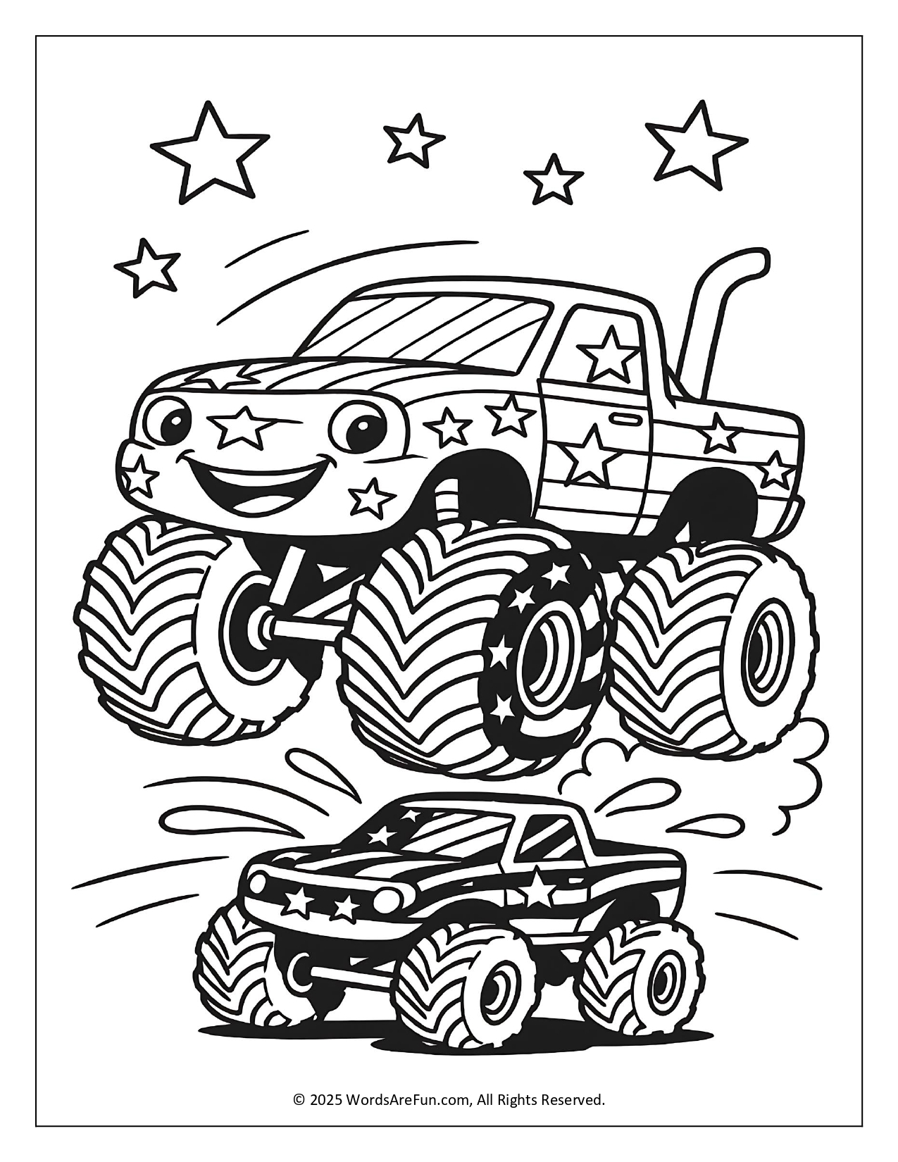 Monster Truck Coloring Pages