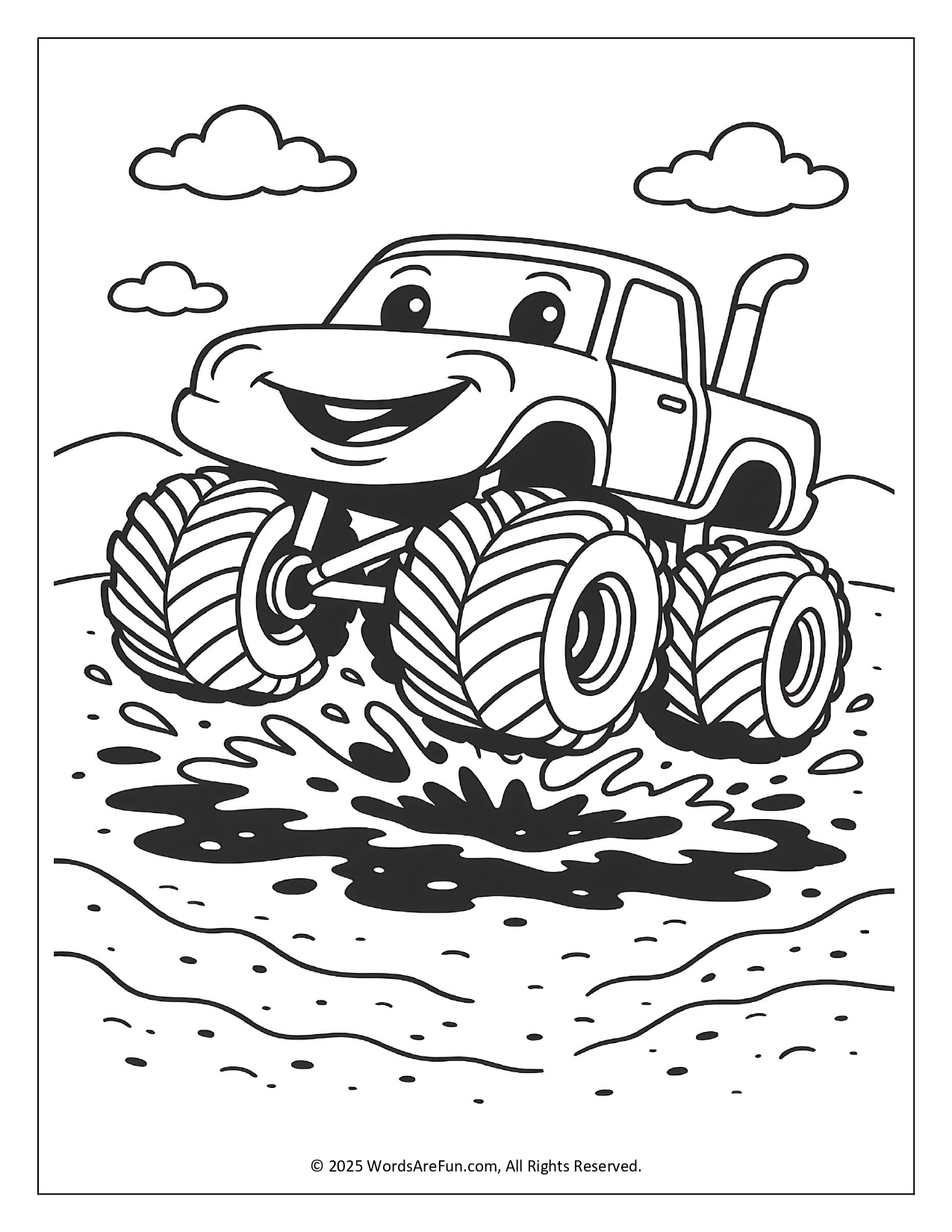 Monster Truck Coloring Pages