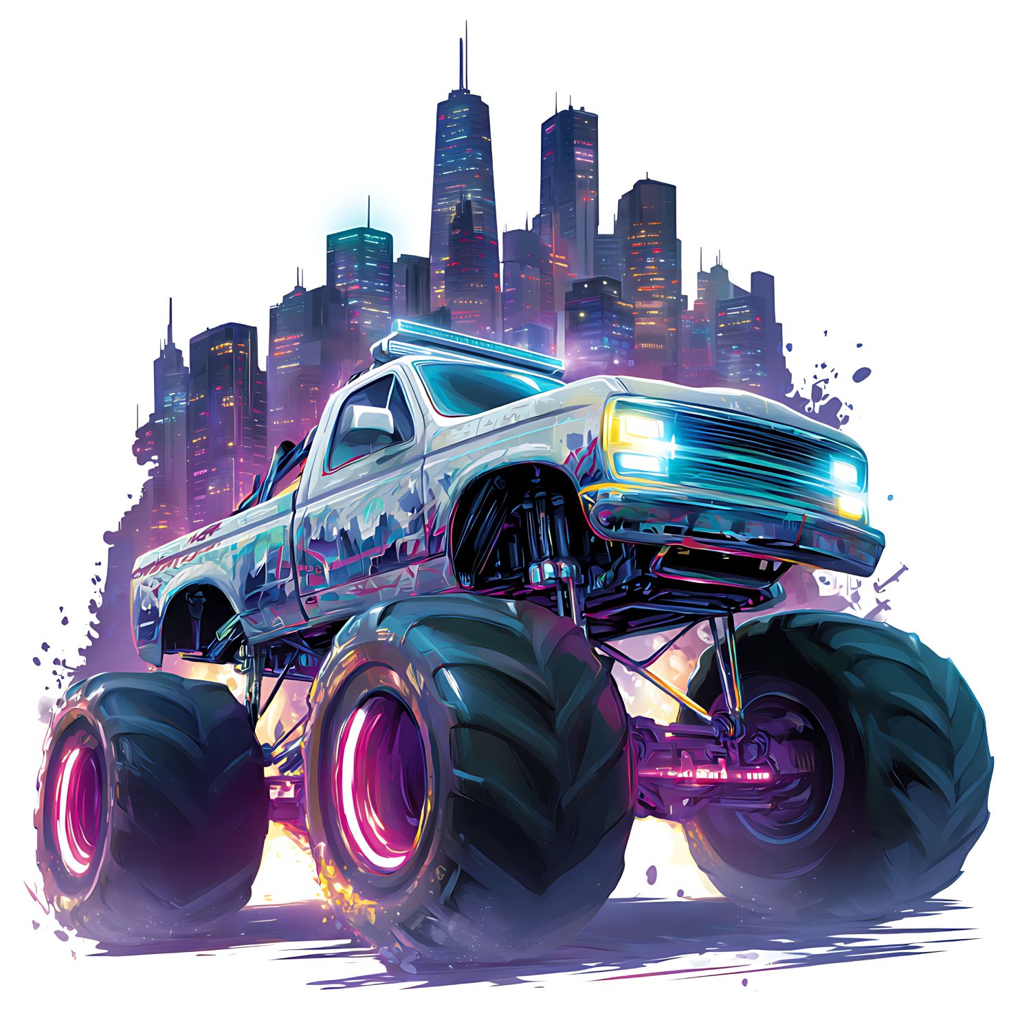 Monster Truck Coloring Pages