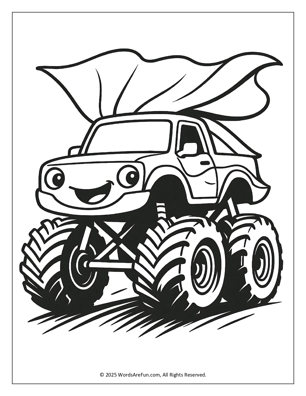 Monster Truck Coloring Pages