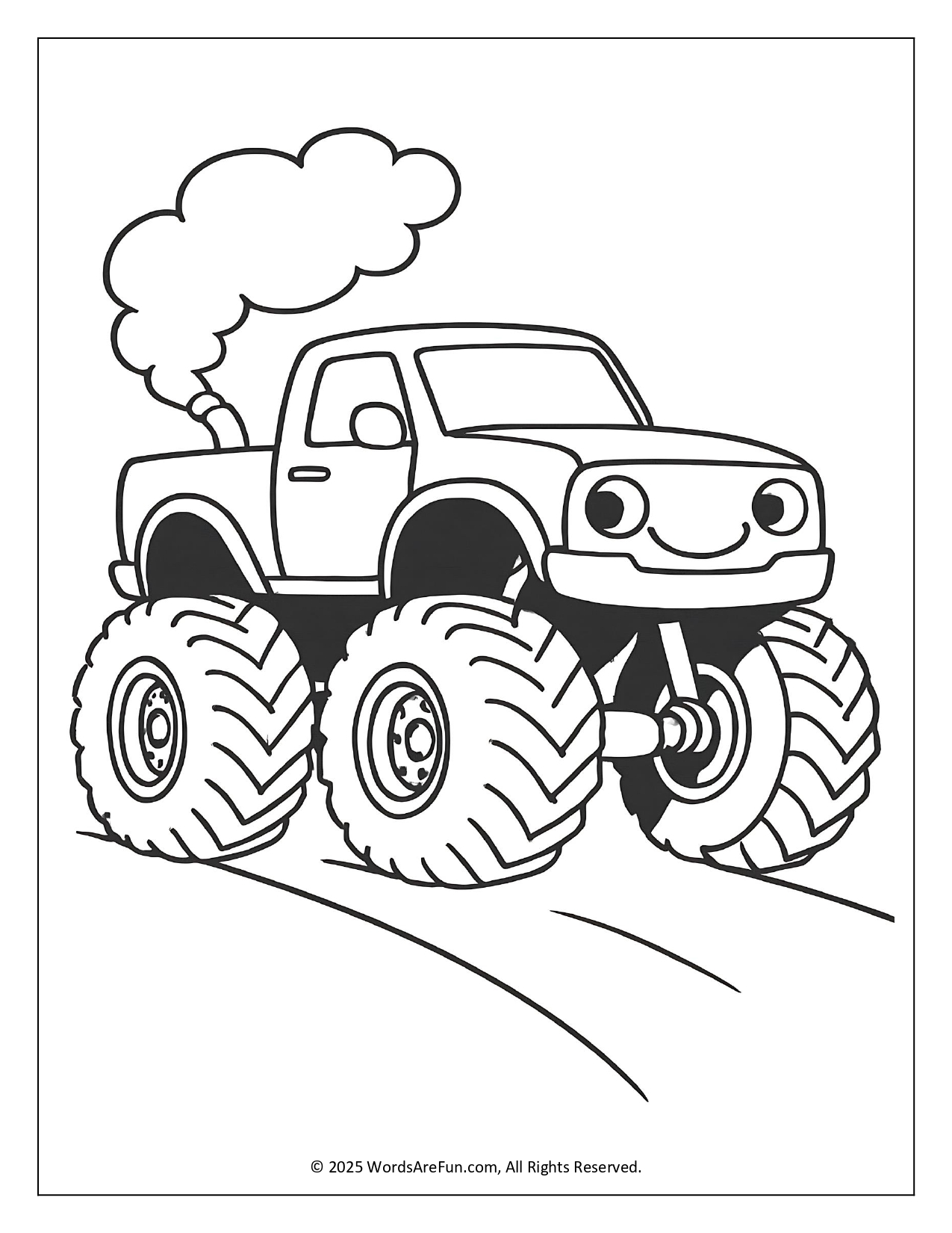 Monster Truck Coloring Pages