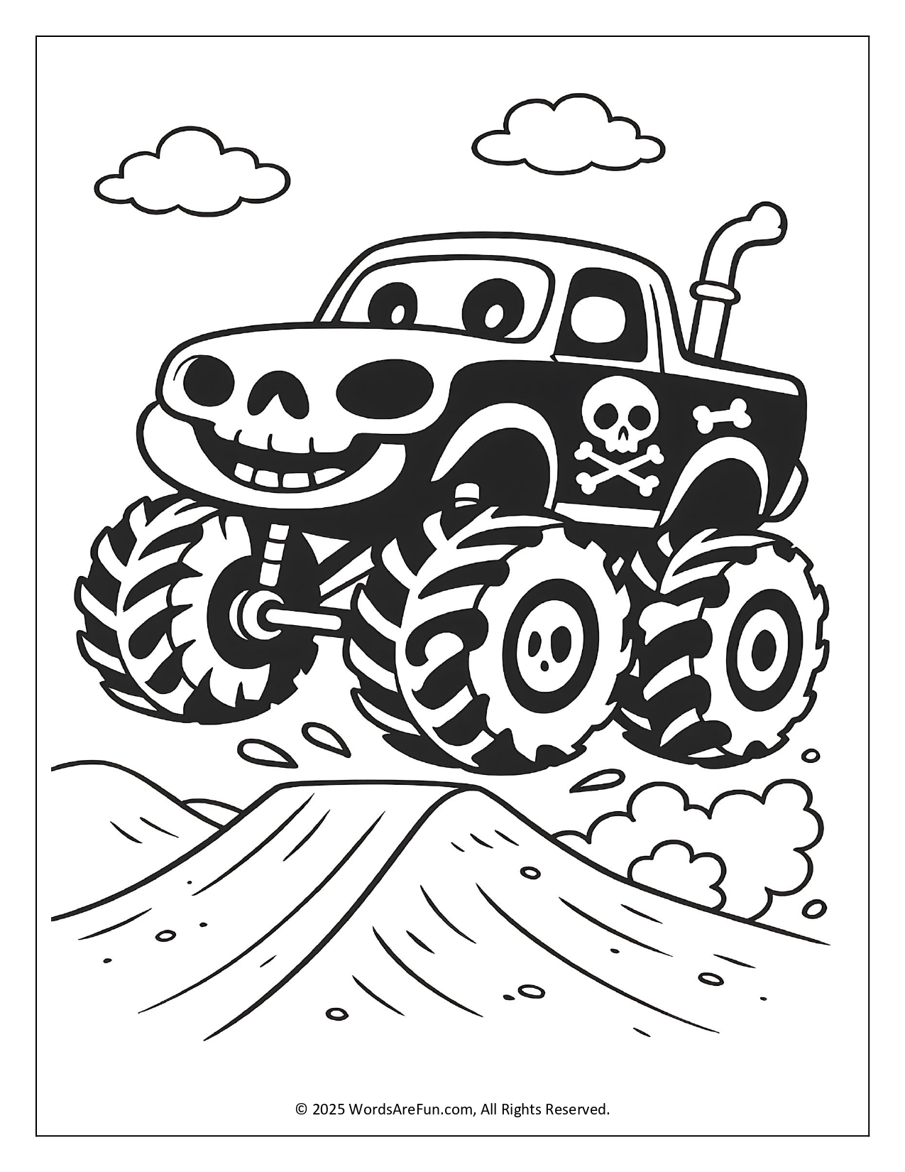 Monster Truck Coloring Pages
