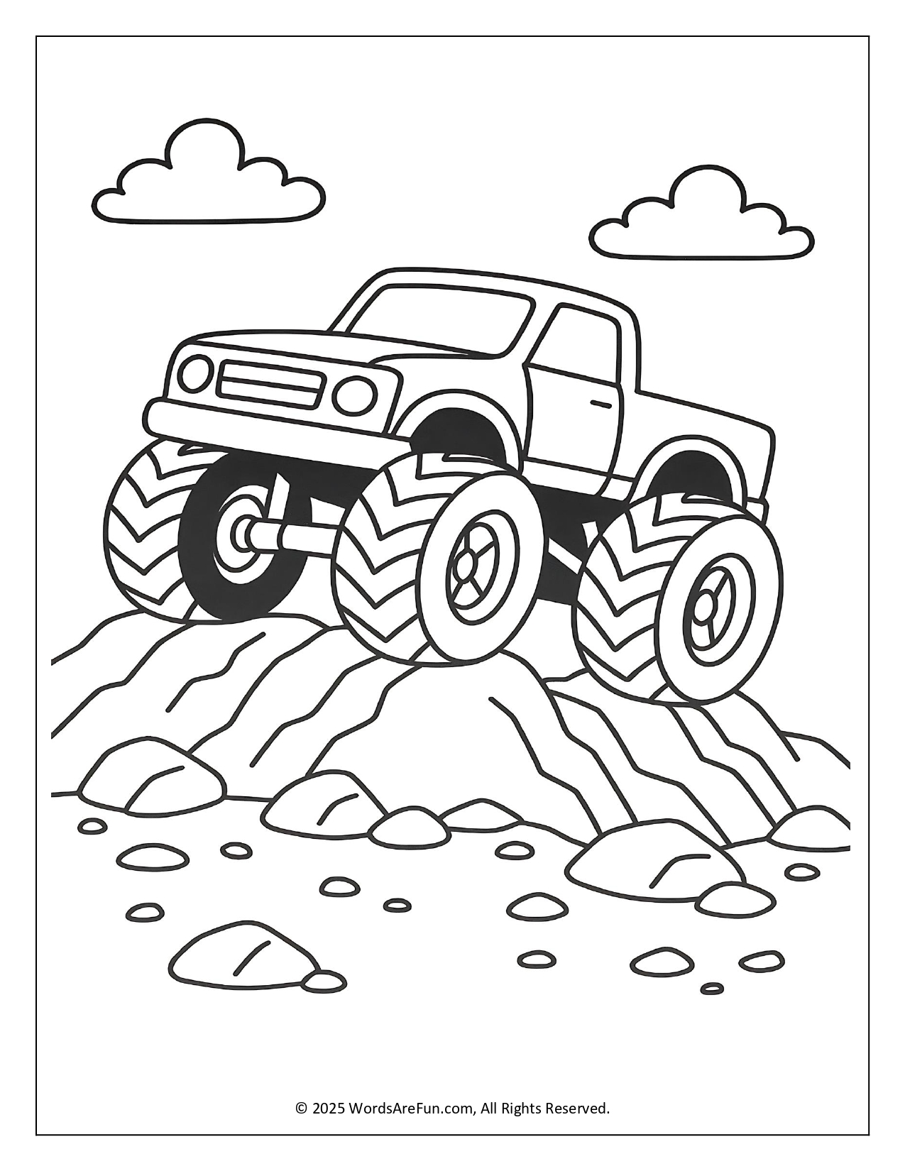 Monster Truck Coloring Pages