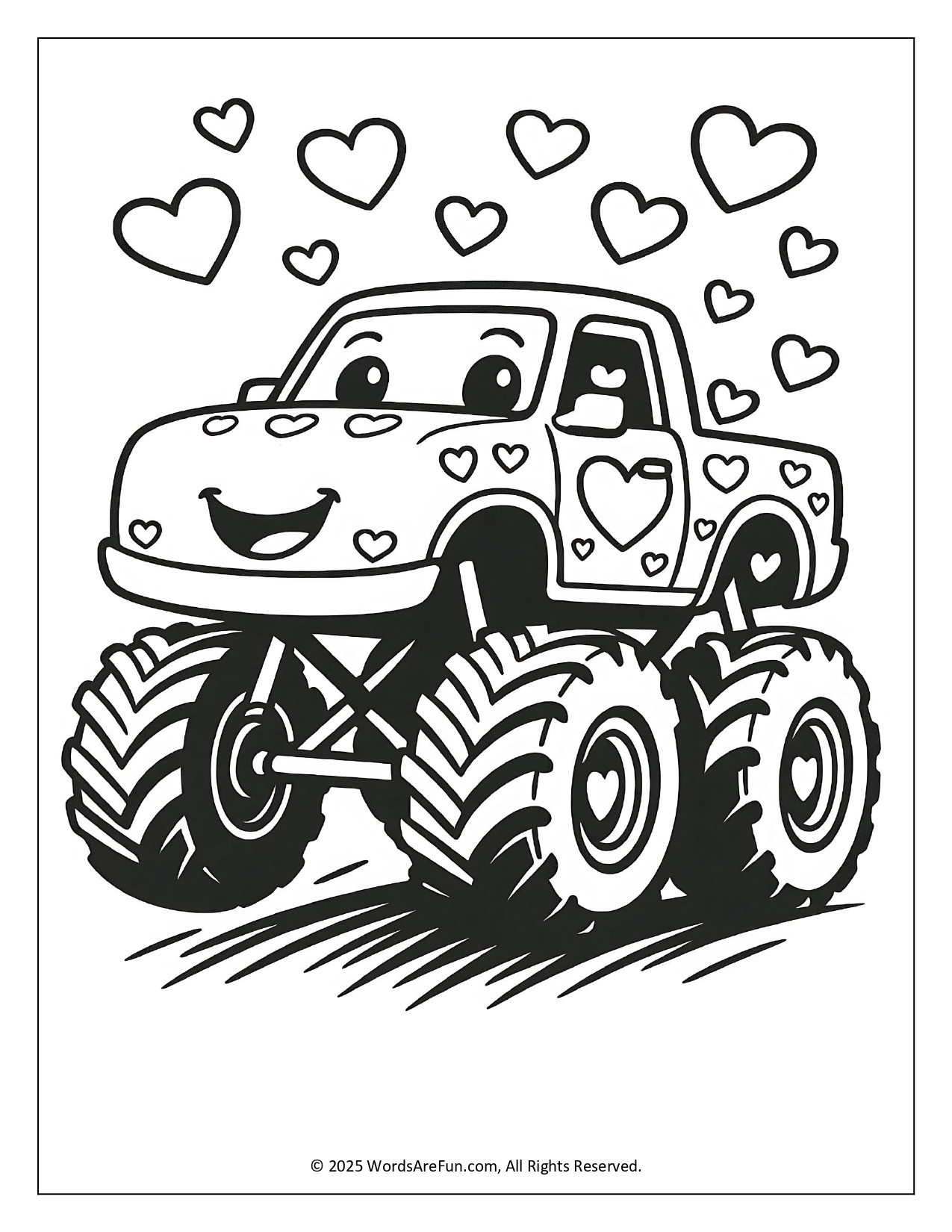 Monster Truck Coloring Pages