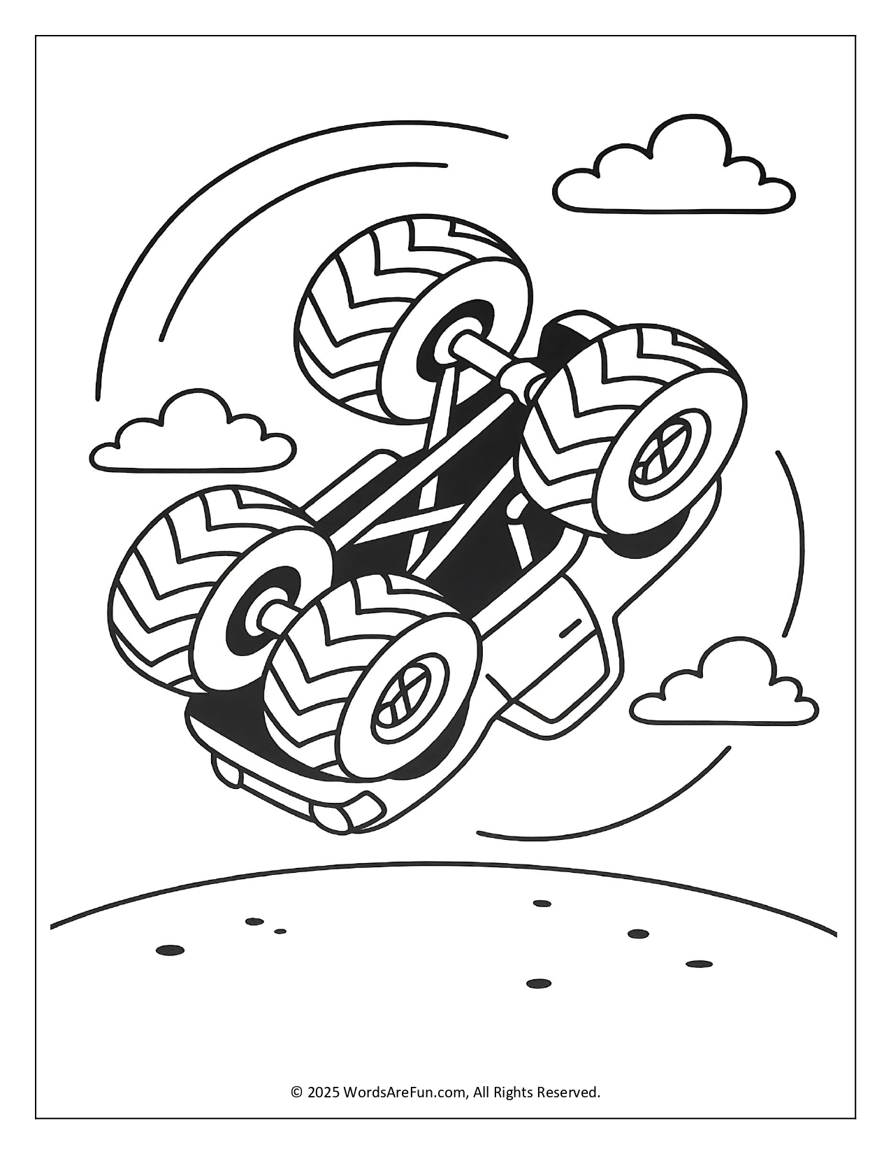 Monster Truck Coloring Pages
