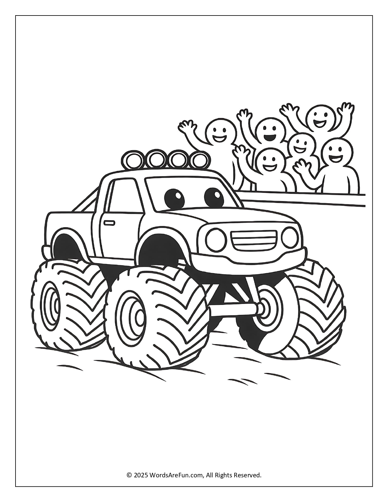 Monster Truck Coloring Pages