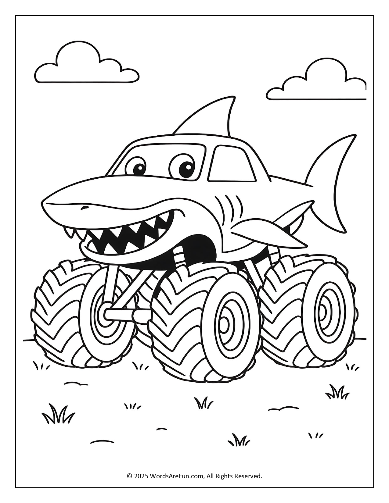 Monster Truck Coloring Pages