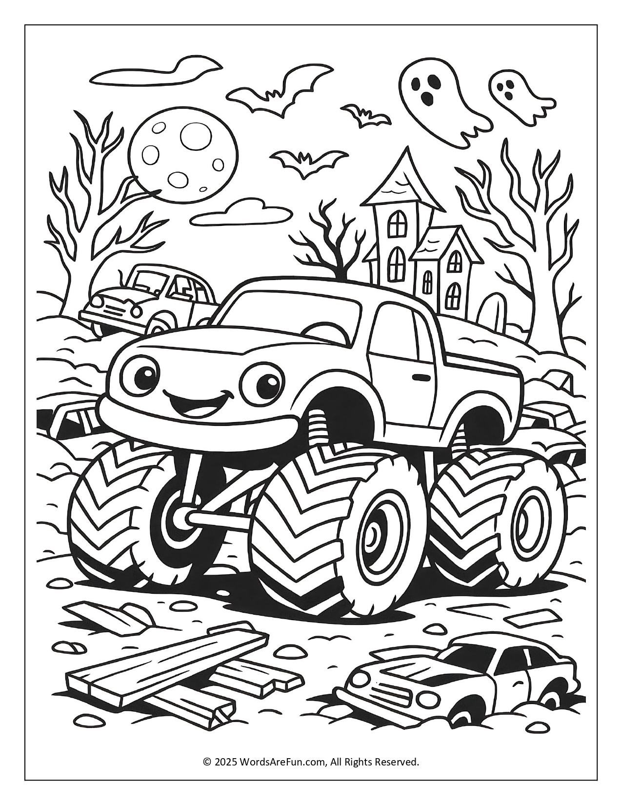 Monster Truck Coloring Pages
