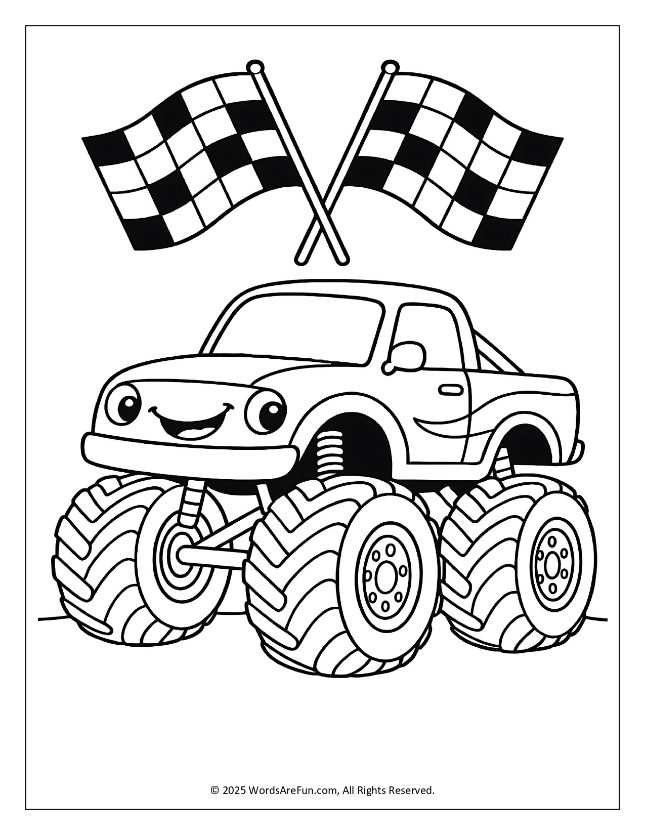 Monster Truck Coloring Pages
