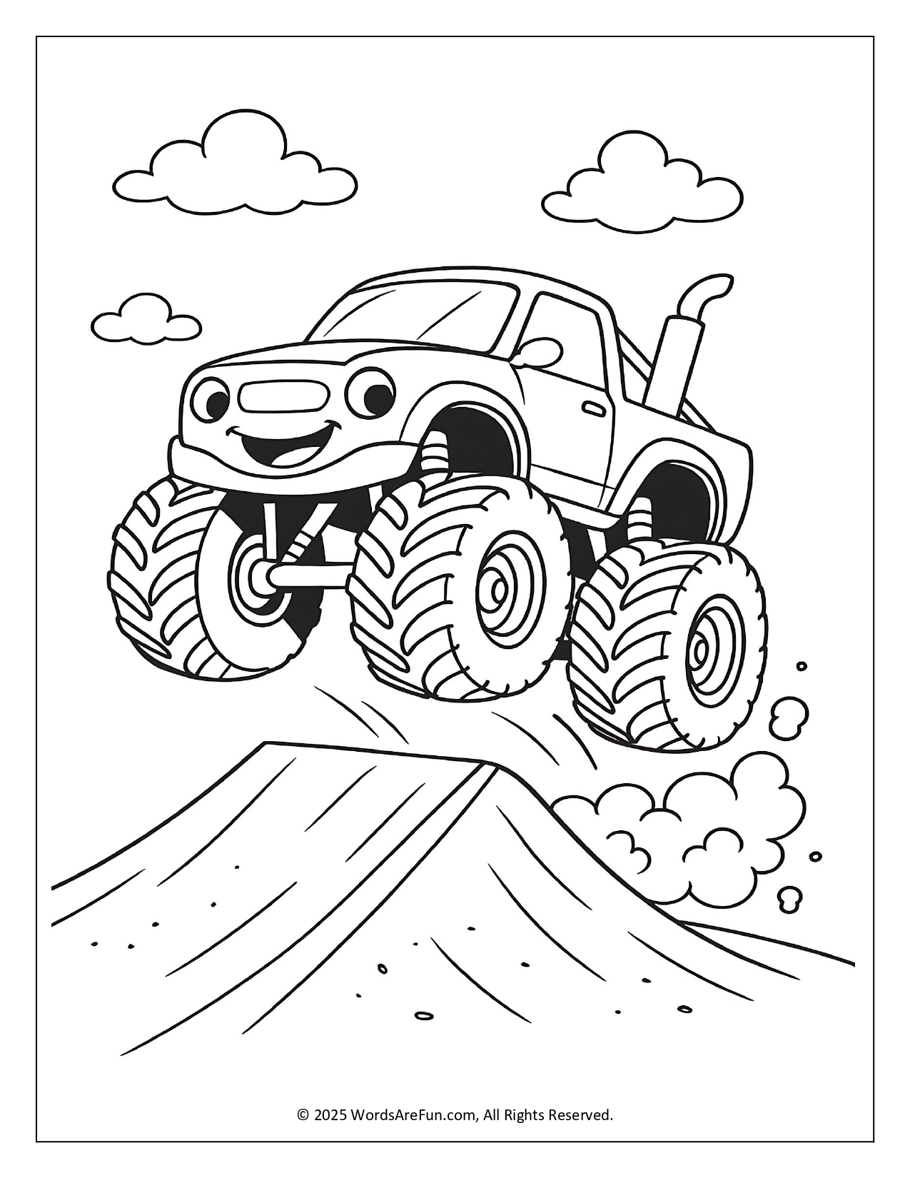 Monster Truck Coloring Pages