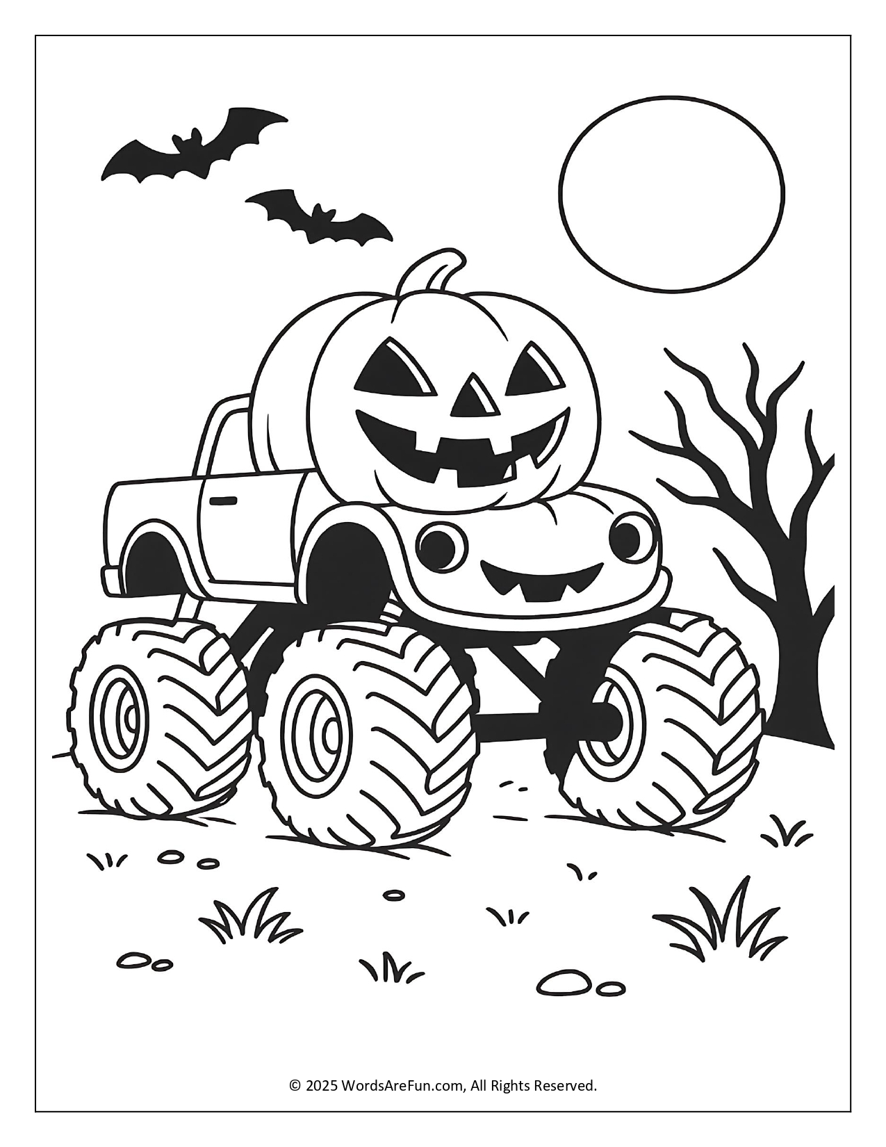 Monster Truck Coloring Pages