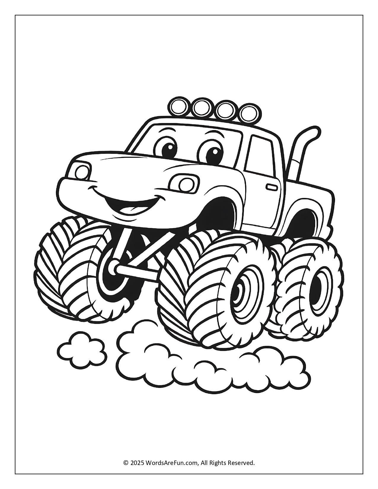Monster Truck Coloring Pages