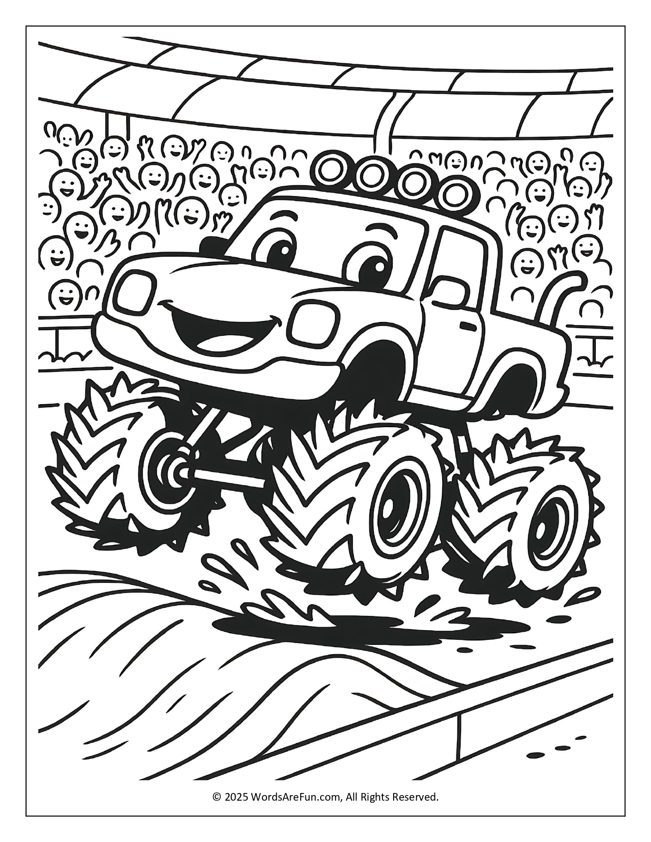 Monster Truck Coloring Pages
