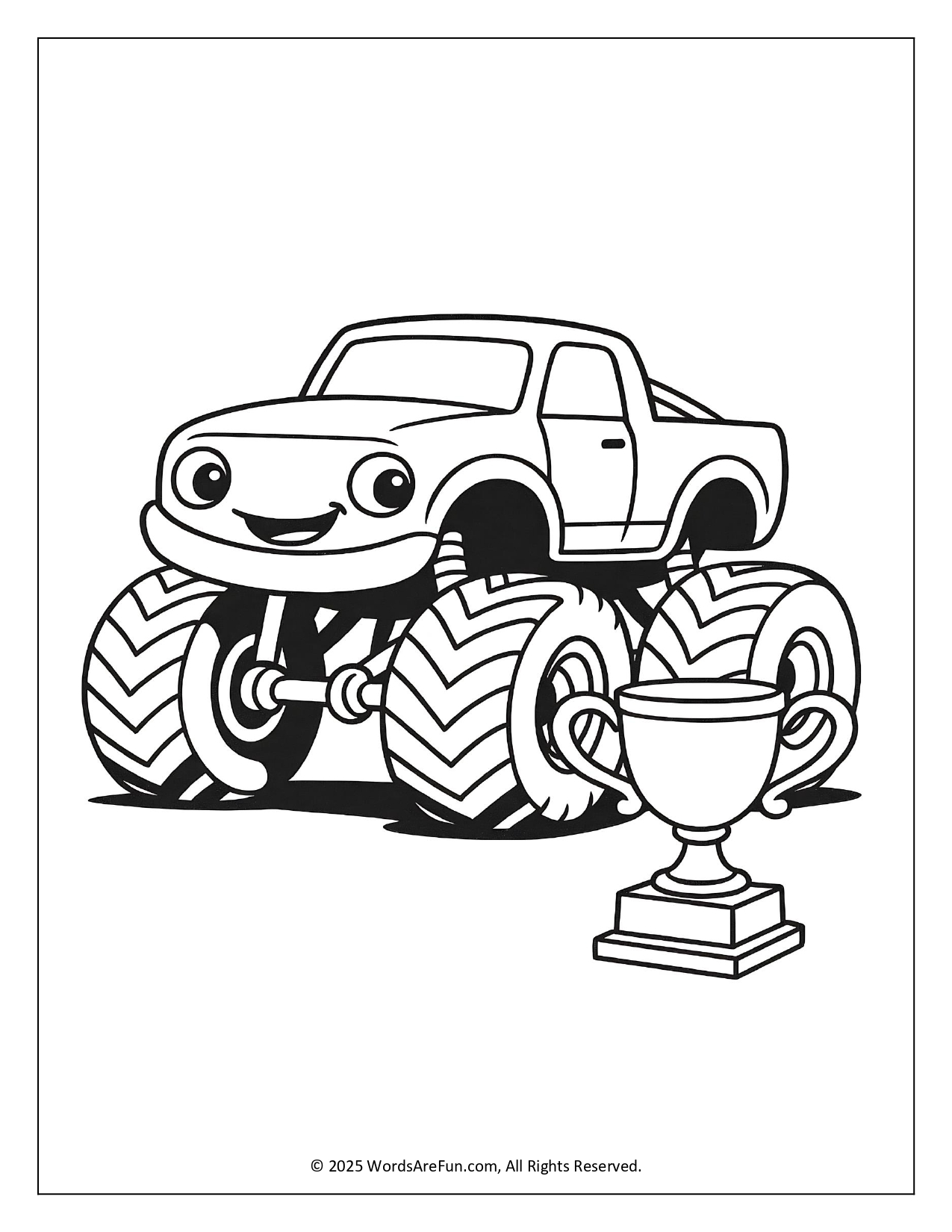 Monster Truck Coloring Pages