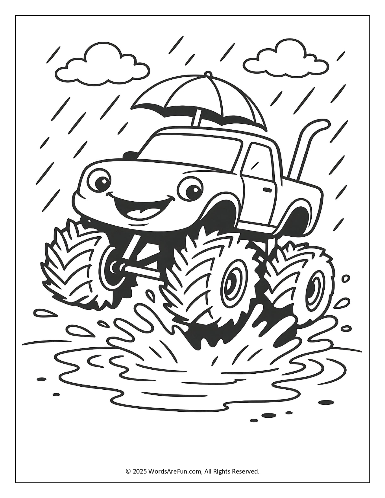 Monster Truck Coloring Pages