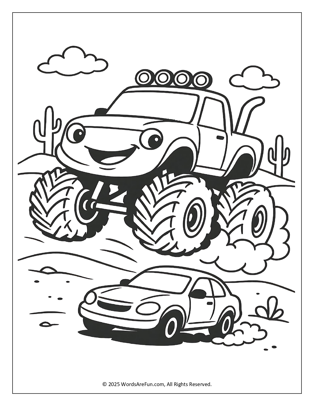 Monster Truck Coloring Pages